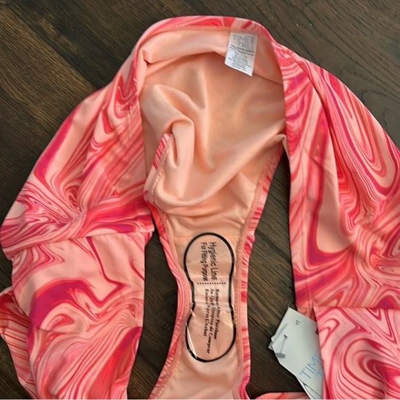 Time and Tru Women's Retro Two Piece Swimsuit Set- Plus Size 3X (24W-26W) NEW - Picture 9 of 12